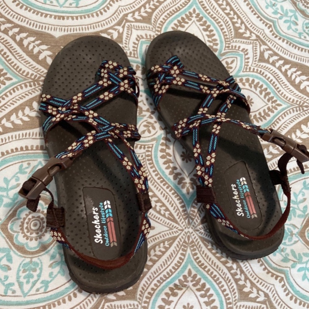 Womens Skechers Reggae Sandals